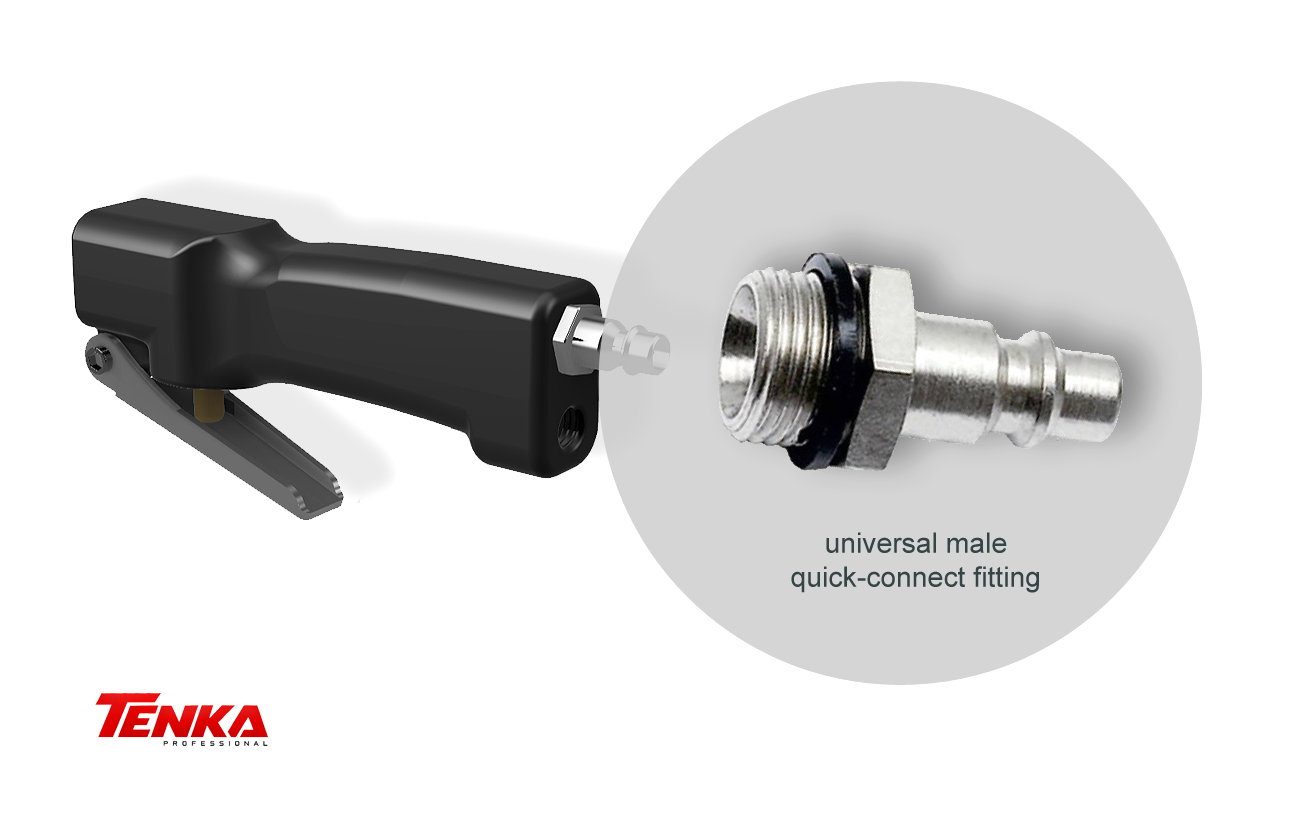 Pistola neumática con válvula y alto caudal para máquinas de proyectar TENKA PA1 - Repuestos - image 2
